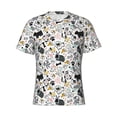 thumbnail image 4 of Qekee Puppy Classic Fit T-Shirt Men's Shirt Men's Tight Short Sleeves for Exercise, Running, Mountaineering - Puppy, 4 of 9