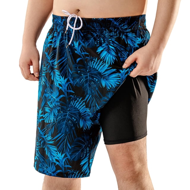 Bañador BRISIRA Big and Tall para hombre con forro de compresión