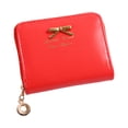 thumbnail image 1 of Minnieouse Cartera compacta y elegante con tarjetero para llevar cómodamente todos los días Carteras Melon rojo, 1 of 6