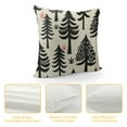 thumbnail image 4 of Nawypu  Pine Tree Forest White Geometry Throw Pillow Case Cushion Cover Home Sofa Decorative, 4 of 5