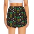thumbnail image 2 of Lsque Pineapples Printed Women's Running Shorts with Liner Pockets,Elastic Quick Dry Workout Athletic Gym Yoga Shorts,Womens High Waist Shorts-X-Large, 2 of 9