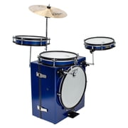 Toca KickBoxx Pro Suitcase Drum Set Cobalt Blue