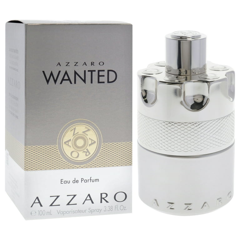 Azzaro Wanted EDP Spray, 3.38 oz, Woody Citrus Spicy, Lemon