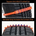 thumbnail image 5 of TECHTONGDA 10pc Snow Tire Chain for Car Truck SUV Anti-Skid Winter Emergency Muddy Driving, 5 of 6