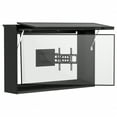 thumbnail image 2 of GDLF Outdoor TV Enclosure, 65 Inch Solid Wood Weatherproof TV Cabinet with Premium Dual-Arm Mount (Fits 60 to 65" TVs), Black, 2 of 9