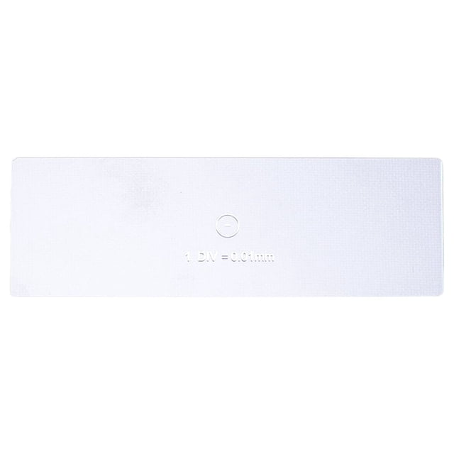 MIANGASTORE 0.01mm Stage Micrometer Microscope Camera Calibration Slide Microscope Accessories