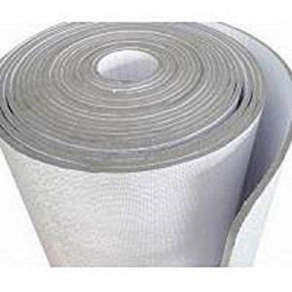 US Energy Products -3MM- Reflective Foam Core Insulation Roll Radiant Barrier White/Foil Faced Reflective Foam Insulation Solid Vapor Barrier Warehouse Building Commercial Residential (48"x50') (1)