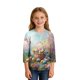 thumbnail image 4 of Blusas y camisas de manga larga con cuello redondo y estampado de Pascua, camiseta interior de cuello redondo y manga tres cuartos para niños de talla mediana y grande., 4 of 9