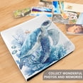 thumbnail image 5 of PU Leather Photo Album with Self-Adhesive Pages Scrapbook DIY Picture Holds 20+ Sheets Blue Sea Turtle Pattern, 5 of 9