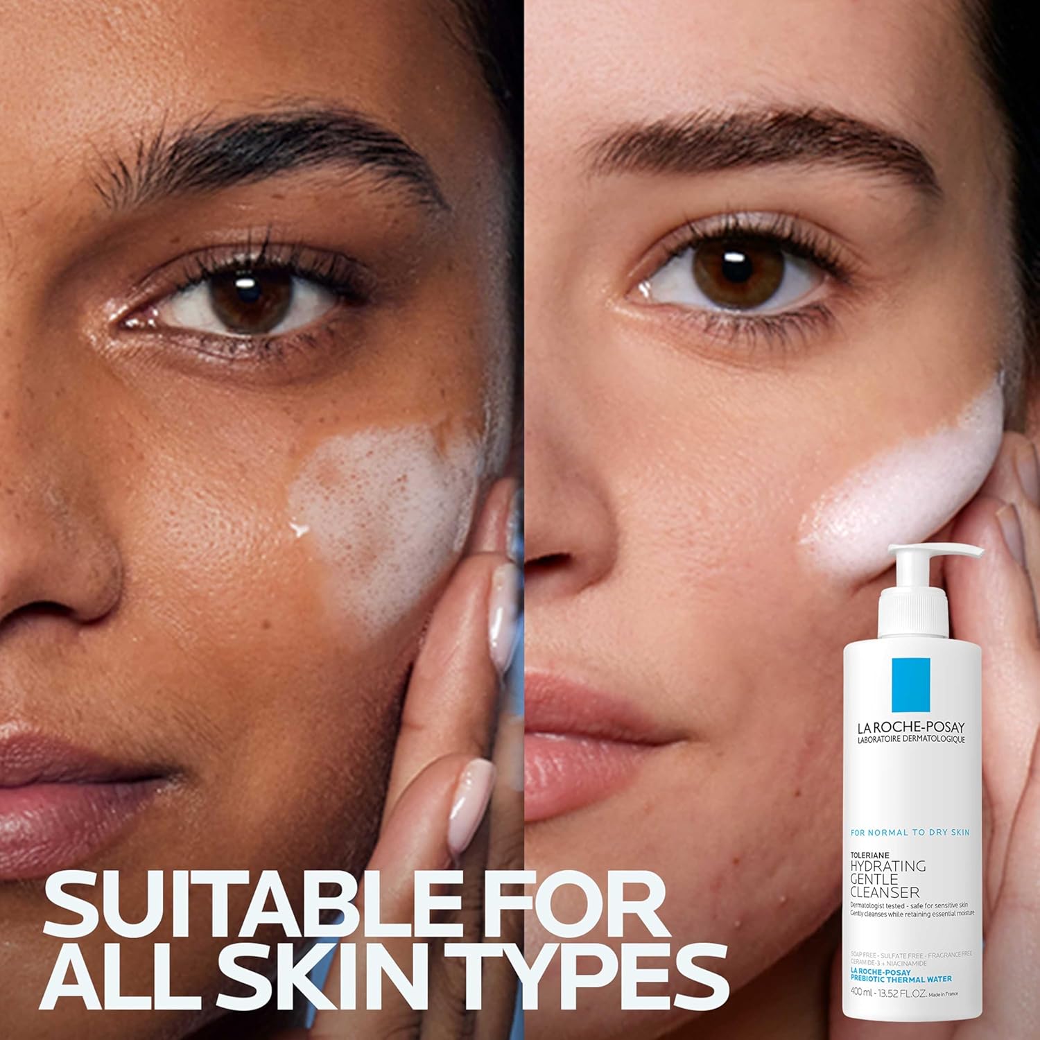 La Roche-Posay Toleriane Hydrating Gentle Face Cleanser, 13.52 oz photo 2