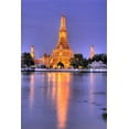 thumbnail image 2 of Shimlock, Jones 17x24 Gold Ornate Wood Framed with Double Matting Museum Art Print Titled - Wat Arun Buddhist temple, Bangkok, Thailand, 2 of 4