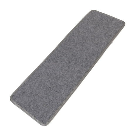Indoor Stair Pads Polypropylene Fiber Non-slip Floor Staircase Stair Mat Pad Rug Gray 75cm x 24cm Only 1 Piece ()