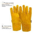thumbnail image 2 of Guantes de Carnaza Cortos Unitalla Truper 14241, 2 of 3