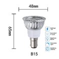 thumbnail image 1 of Bombilla RGB de Color MR16, E27, E14, GU10, COB, 5W, foco LED para el hogar, luz descendente DC12V/24V, muy adecuada para cocina, iluminación de fiesta, 1 of 4