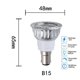 thumbnail image 1 of Bombilla LED regulable MR16 E27 E14 GU10 RGB, foco de 5W para iluminación de pista empotrada, luz descendente de 36 ° para cocina, habitación y dormitorio, 1 of 4