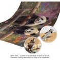 Hotbar Jigsaw Puzzle 500 Pieces Pandas Fence Picture for Adults, Zigsaw