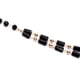 thumbnail image 2 of Collar Gargantilla Ametrinaa para Mujer con Piedra Negra Chapa de 18k, 2 of 4