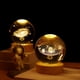 thumbnail image 3 of Bola de cristal tallada en el interior, bola de cristal luminosa de la Vía Láctea, base luminosa de madera, decoración de escritorio, regalo, 3 of 5