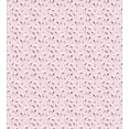 thumbnail image 3 of Exotic Duvet Cover Set, Japanese Crane Birds in Pastel Tones Freedom Retro Oriental Graphic, Decorative 2 Piece Bedding Set with 1 Pillow Shams, Twin Size, Pale Pink White Grey, by Ambesonne, 3 of 3
