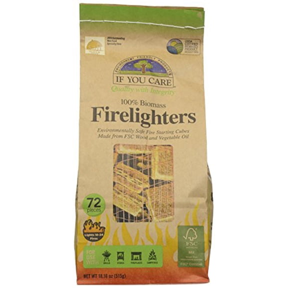 If You Care Firelighters Wood Starting Cubes 72 Piece(S)