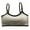 Grey, variant on OSOLU Toddler Back Double Mesh Bras For Girls Teen Girls Sports Bras Comfort Soft Solid Color Bras Baby Breathable Dailywear, 6-15 Years