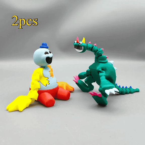 1 Set 2025 Game Doey The Doughman Action Figure Toys PVC Pianosauruses Figure Collectible Model Toys