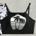 thumbnail image 5 of ibiyuan Swimsuit for Girls ,3 Piece Kids Bathing Suits Girls Adjustable Straps Girls Tankini Swimsuit Ruched Side Bikini Swim Shorts Ruched Color Block Cut Out Swimwear,8 Years, 5 of 6