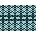 thumbnail image 1 of Ahgly Company Machine Washable Indoor Rectangle Transitional Blue Lagoon Blue Area Rugs, 7' x 10', 1 of 7