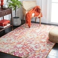 thumbnail image 2 of SAFAVIEH Madison Bayon Geometric Distressed Area Rug, Orange/Ivory, 8' x 10', 2 of 8