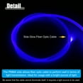 thumbnail image 4 of Unique Bargains 1 Set 1.5m 4.92ft 8mm 0.31" Car PMMA Side Glow Fiber Optic Cable with Blue LED Illuminator, 4 of 6