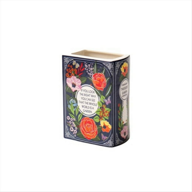 Maceta para Flores, Jarrones de Cerámica Decorativos para Bodas, Decoración de Habitación para Plantas, Macetero para Decoración del Hogar, Jarrón para Libros B