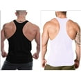 thumbnail image 2 of COMBO NEW GYM VEST (B&W) SIZE-S, 2 of 2