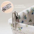 thumbnail image 3 of 20 Pieces Metal Clothespins, 4.5cm Stainless Steel Clothespins Small Multi-Purpose Clothespins for Shoelace Towel Socks (Silver), 3 of 5