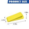 thumbnail image 2 of LAMIRO 4Pcs Door Stoppers for Bottom of Door,Flexible Yet Resilient Door Stoppers,Keep Stable and Do Not Shift Decorative Door Stoppers,yellow, 2 of 7