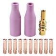 thumbnail image 6 of Welding Torch Nozzle Holder Welding Torch Welding Torch Accessories 13Pc Argon Ceramic For 15Ak Mig 15Ak Practical, 6 of 7