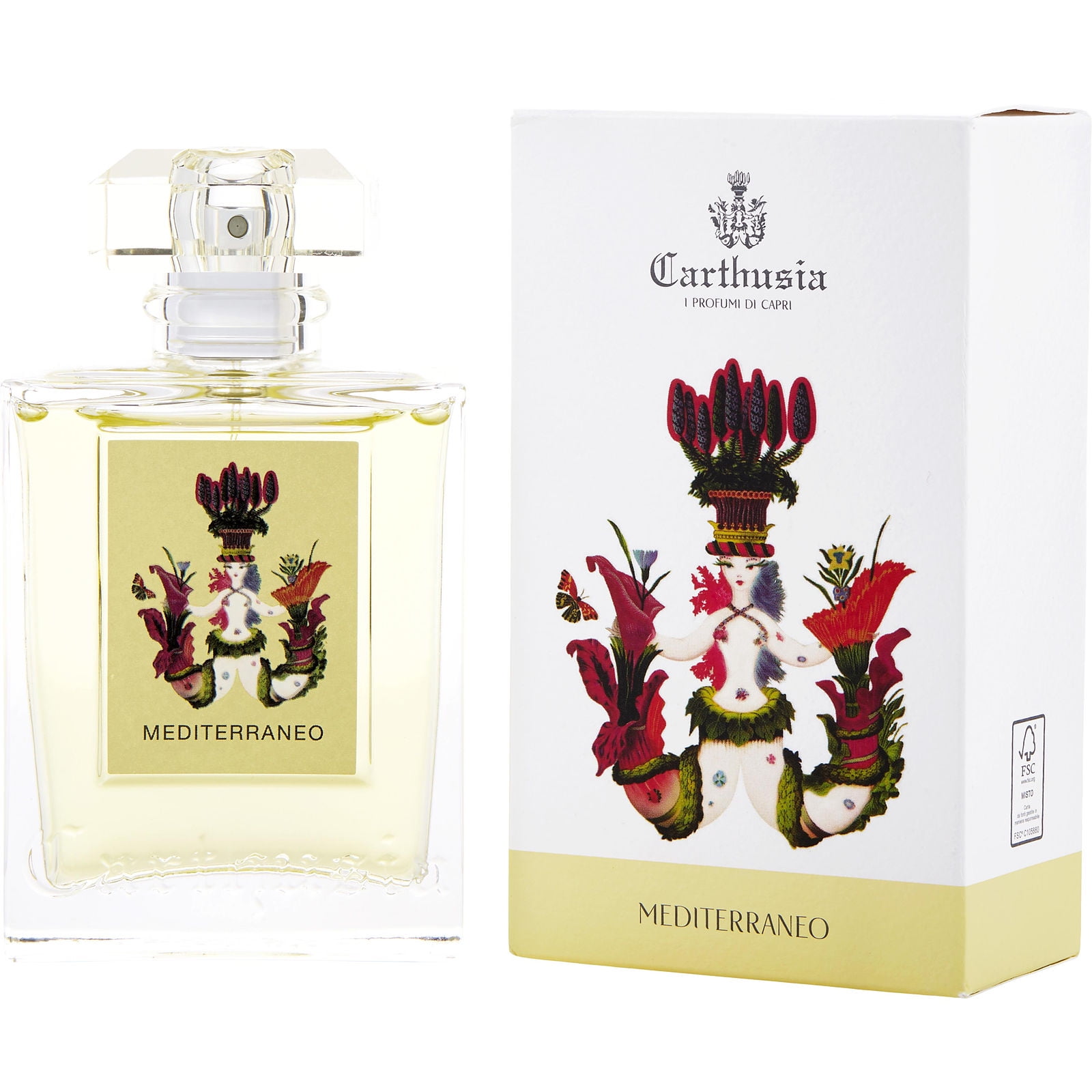 CARTHUSIA Mediterraneo Linen Fragrance – 100 Ml Raumduft Mit Frischer Mittelmeer-Note