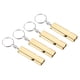 thumbnail image 1 of Uxcell 4Pcs Silbato de Supervivencia Silbatos de Doble Tubo Súper Ruidosos para Exterior Oro, 1 of 6