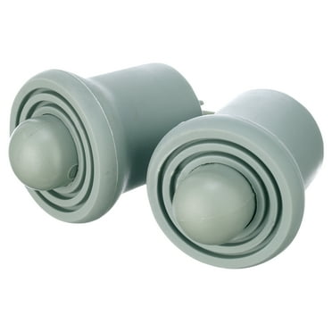Carex Synthetic Rubber  Mobility Walker Glide Replacement Tips, Brakes for Back of Legs, Universal