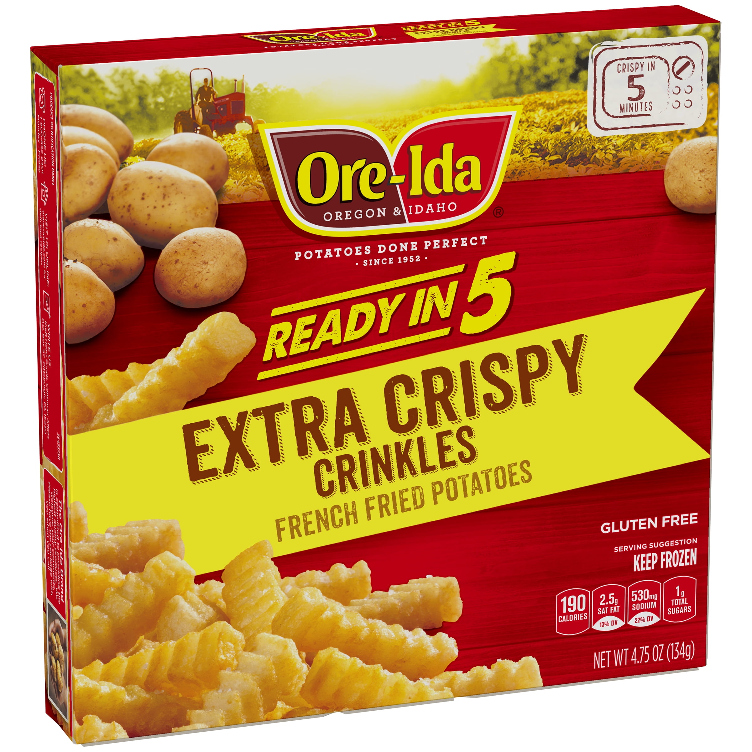 Ore Ida Easy Fries Golden Crinkles 4 75 Oz Box
