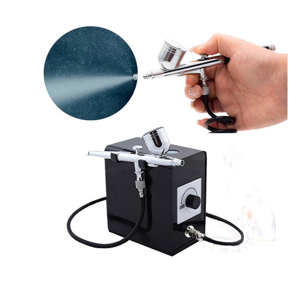 Airbrush Kit with Air Compressor Dual Action Multifunction for Model Coloring Decorating Cake Makeup Tattoo