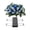 Blue, variant on Headstone Flower Saddle Cemetery Flowers For Grave, Grave Decorations For Cemetery, Outdoor Memorial Floral Arrangements Weather Resistant Gravestone Decor For Cemetery,headstone flower saddle