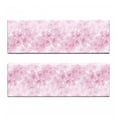 thumbnail image 2 of Cherry Blossom Bench Cushion Set of 2, Overlapping Style Hand Drawn Blossom Flowers Spring Fantasy, Standard Size Foam Pad and Decorative Cover, Dried Rose and Pale Pink, by Ambesonne, 2 of 4