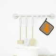 thumbnail image 3 of Carolines Treasures BB1070-BL-OR-PTHD Boykin Spaniel Faux Burlap and Orange Pair of Pot Holders , 7.5HX7.5W,, 3 of 3