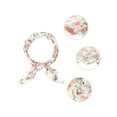 thumbnail image 4 of INSPIRE CHIC Mujeres Bufandas de Chifón - 25.6" x 25.6" - Pañuelo Cuadrado con Estampado Floral en Blanco y Rojo, 4 of 6