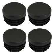 Unique Bargains 4Pcs Chair Table Leg Plastic Cap Round Tube Insert Fit 25mm Pipe Outer Dia
