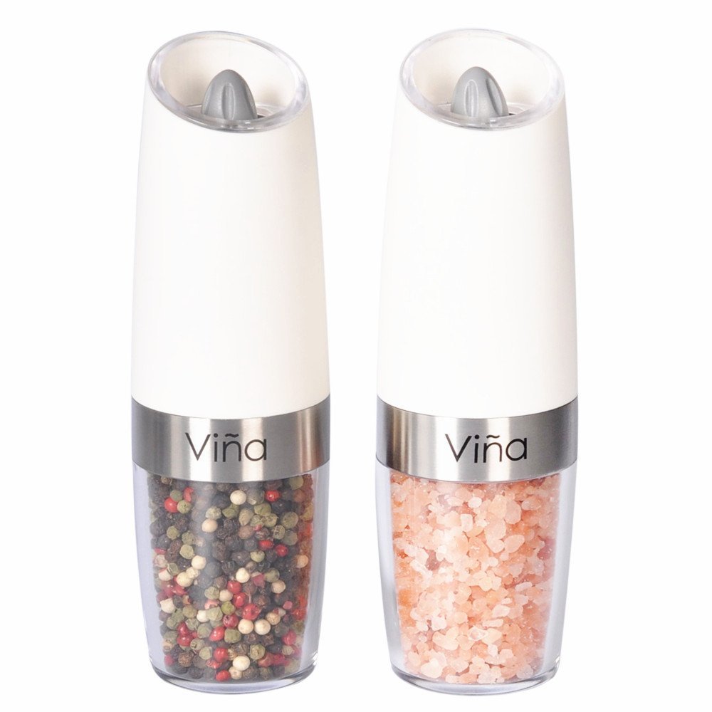 Automatic Pepper Shaker Mill with Led Light and Adjustable Coarseness