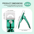 thumbnail image 5 of PANA USA Professional Metallic Green Stainless Steel Nail Clipper UV Gel Acrylic, 5 of 6