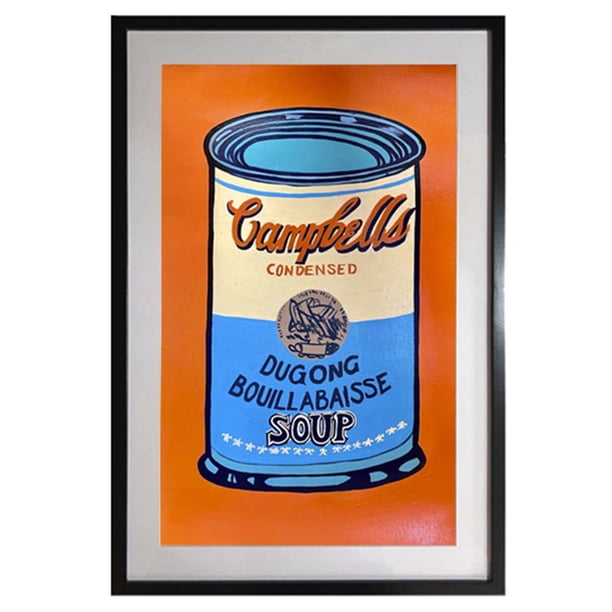 Cuadro de decorativo pintado 100% a mano colección MilleniArt enmarcado con madera y vidrio