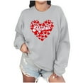 thumbnail image 1 of Penkiiy Mama Sweatshirt de manga larga Cheer Mom Shirt para Béisbol Fútbol Fútbol Baile Baile Sport Suéter Top M Gris, 1 of 7