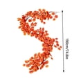 thumbnail image 3 of Eolstice Halloween Vines Wall Decor, Foliage Leaves with Decorative Lights, Fireplace Handrail Decoration, Home Party Decoration, 3 of 7